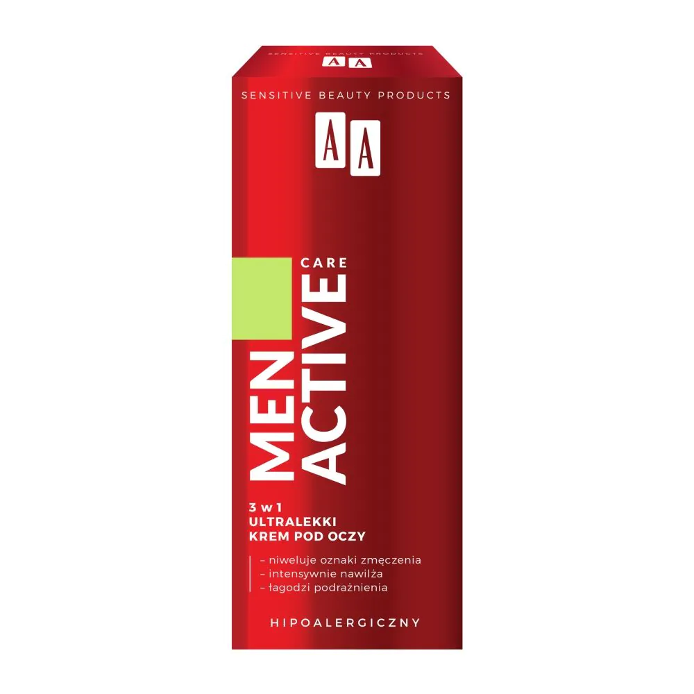 AA Men Active Care Ultralekki krem pod oczy 3w1