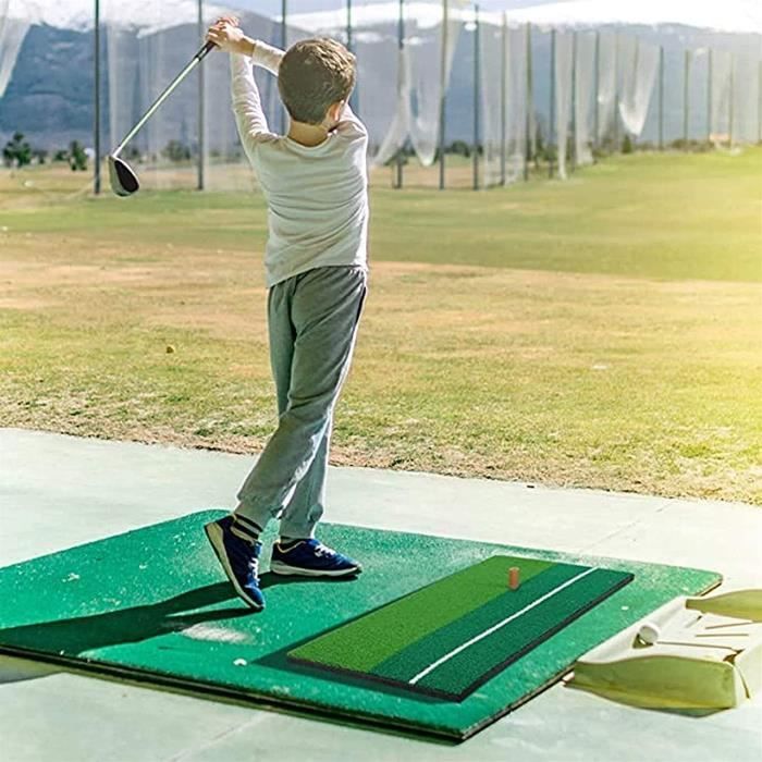 Golf Training Mat, Golf Mat, Portable Golf Hitting Mat, with a 2 Turf Launching Surface