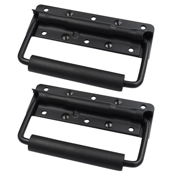 asas plegables con resorte de 125 mm para maletas, cajas de herramientas, repuesto, asa resistente.