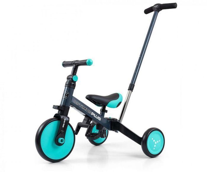 Vélo de ville - MILLY MALLY - Milly mally 5306 - Beach cruiser - 4en1 - Couleur turquoise