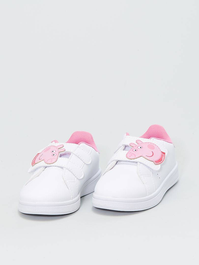 Trampki Peppa Pig Velcro – białe