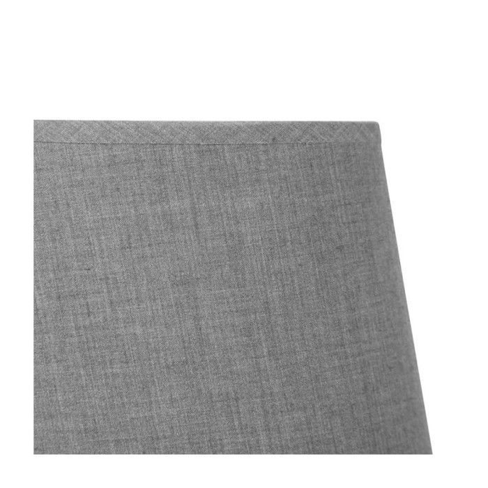 Lampenkap - Ovaal - Lichtgrijs - Voor lamp - Voet 20,5 cm - E14 fitting