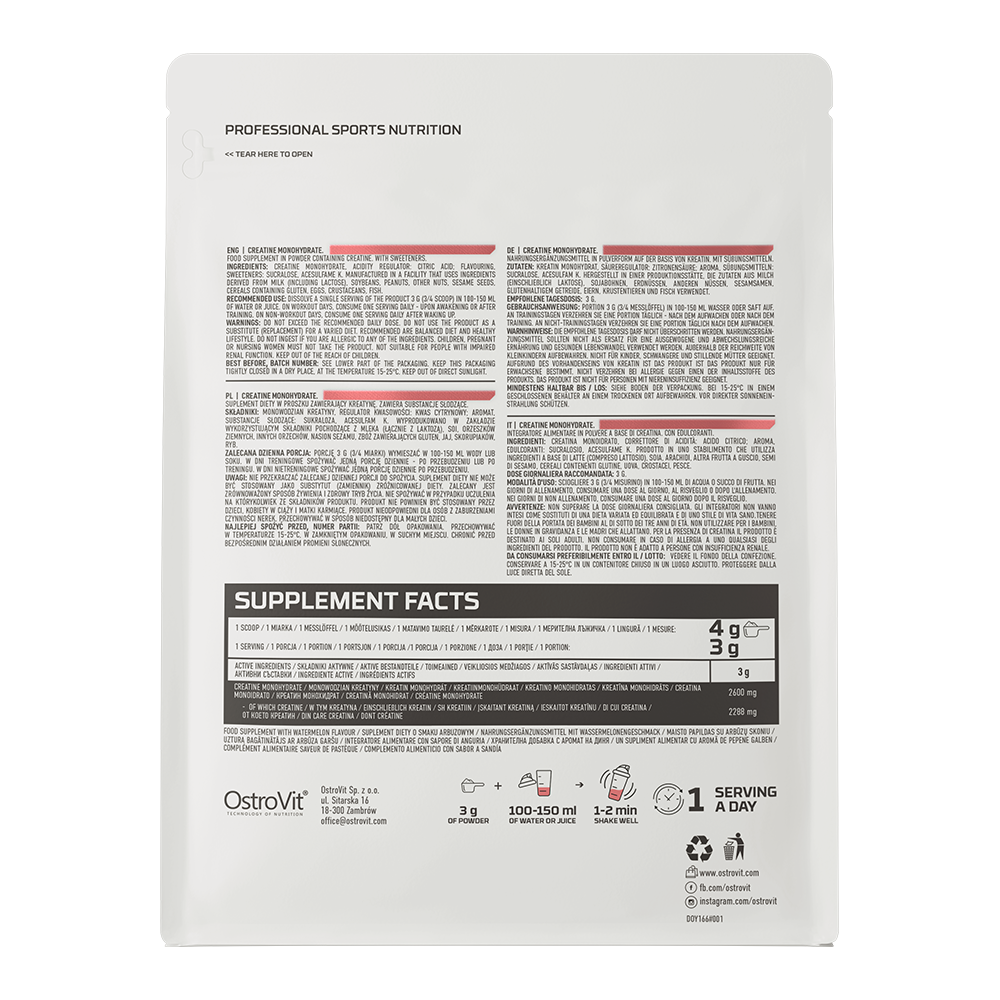 OstroVit Kreatin Monohydrat