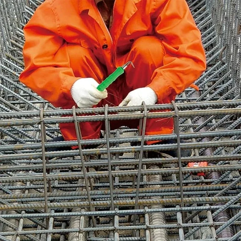1 Pcs Rebar Tier Construction Site Wrap Tool Semi-Automatic Rebar Tying Wire Concrete Metal Wire Wrap Fence Construction Tool