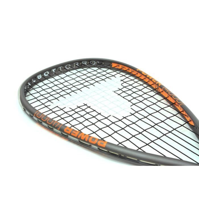 Raquette de squash - TALBOT TORRO - POWER 4000 - Profil en U - Cordage US 500 - Tête 480cm² - Cadre 18.2mm/135g - 175g