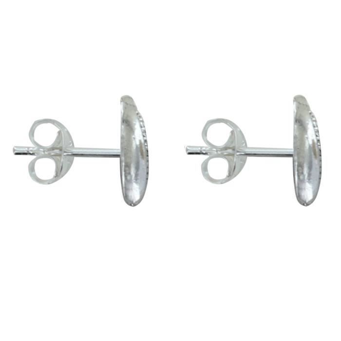 Cercei - Les Poulettes Bijoux - Argint - Scoică Cowrie - Mărime universală - 925/1000