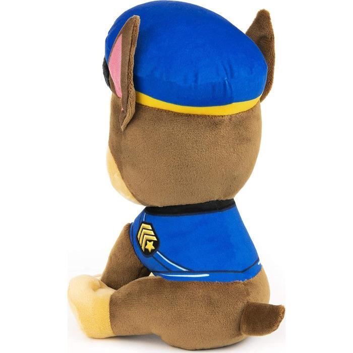Peluche de Chase de Paw Patrol - PATRULLA CANINA - 25 cm - Unisex - Marrón - Niño