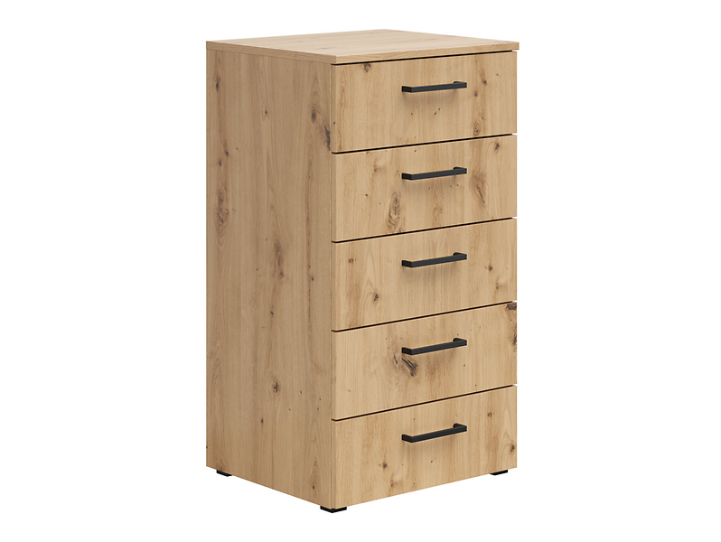 Komoda MultiDo 45 cm z 5 szufladami dąb artisan