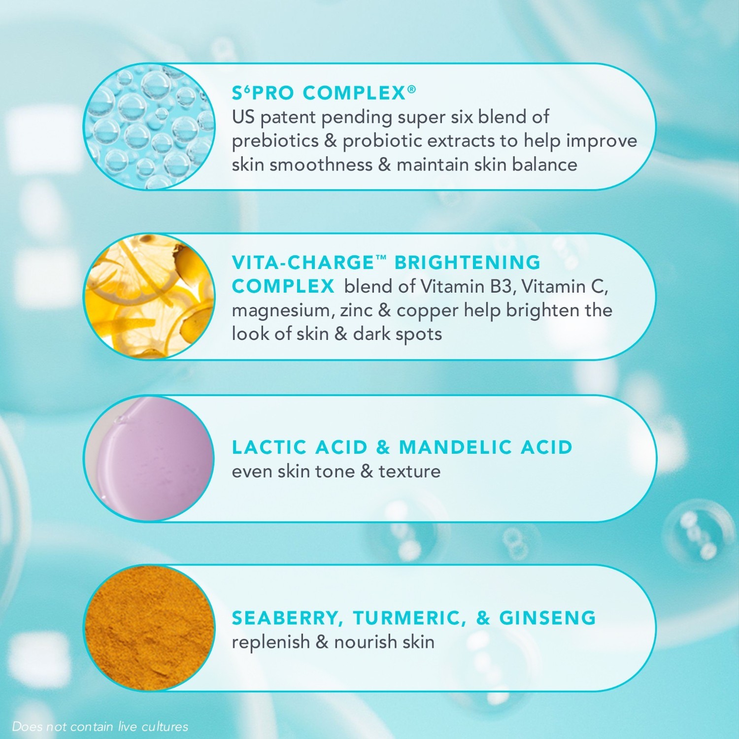 TULA nakts krēms Probiotikas un superprodukti Bedtime Bright™ Vita-Charge™ izgaismojošs nakts krēms – 48 grami