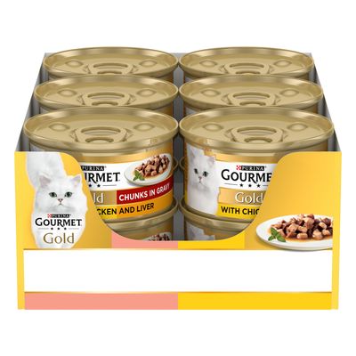 Pezzi d'oro gourmet in salsa gravy