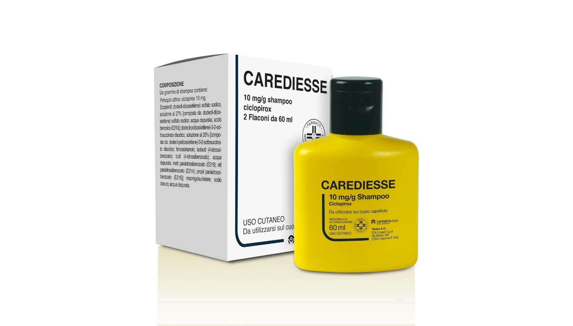 CANTABRIA LABS DIFA COOPER Carediesse Shampoo 2Fl 60 ml 10 mg G