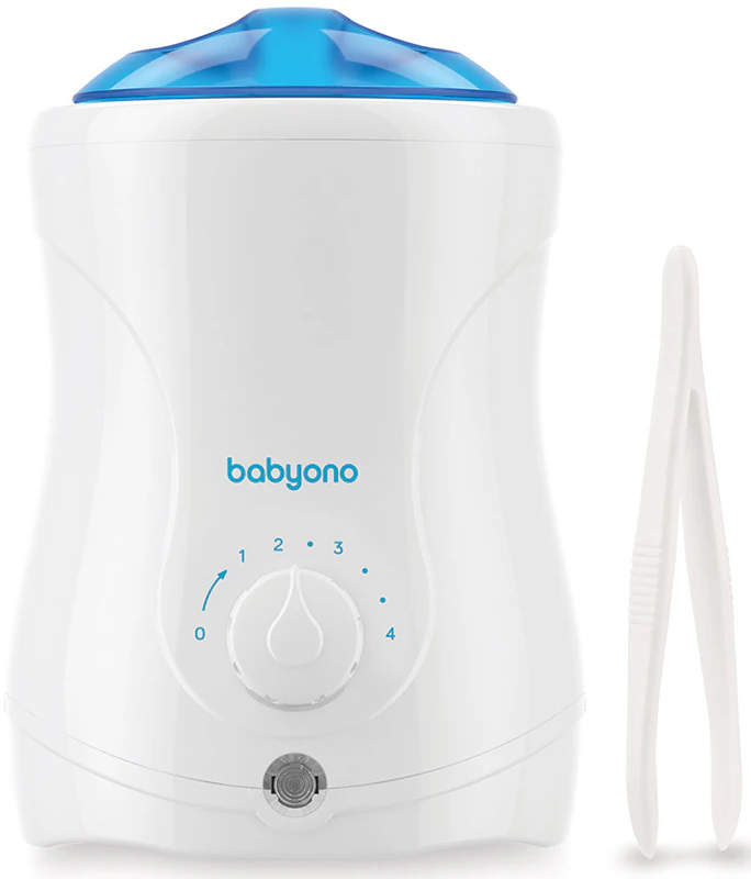 BabyOno Get Ready ohřívač a sterilizátor lahví 2 v 1 multifunkční ohřívač kojeneckých lahví