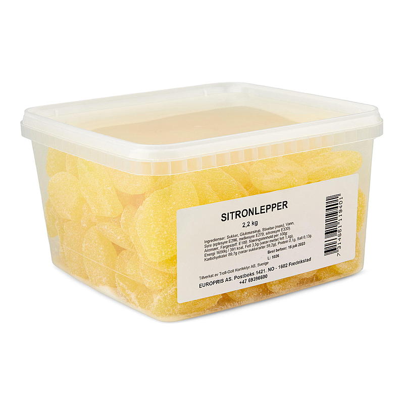 KnallGoodt Sitronlepper 2,2 kg
