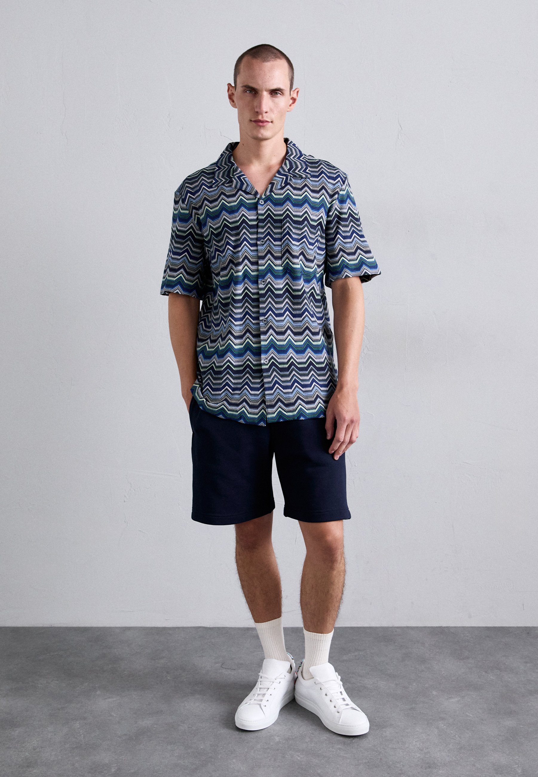 Missoni T-shirt met korte mouwen - blauw/groen