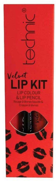 „Velvet Lip Kit“ skysti lūpų dažai „Lip Liner“ Lūpų pieštukai