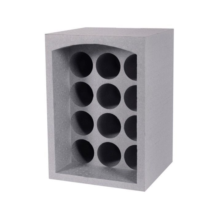 Bottle racks - DECORATION - Set of 3 - 36 bottles - Expanded polystyrene - Stackable