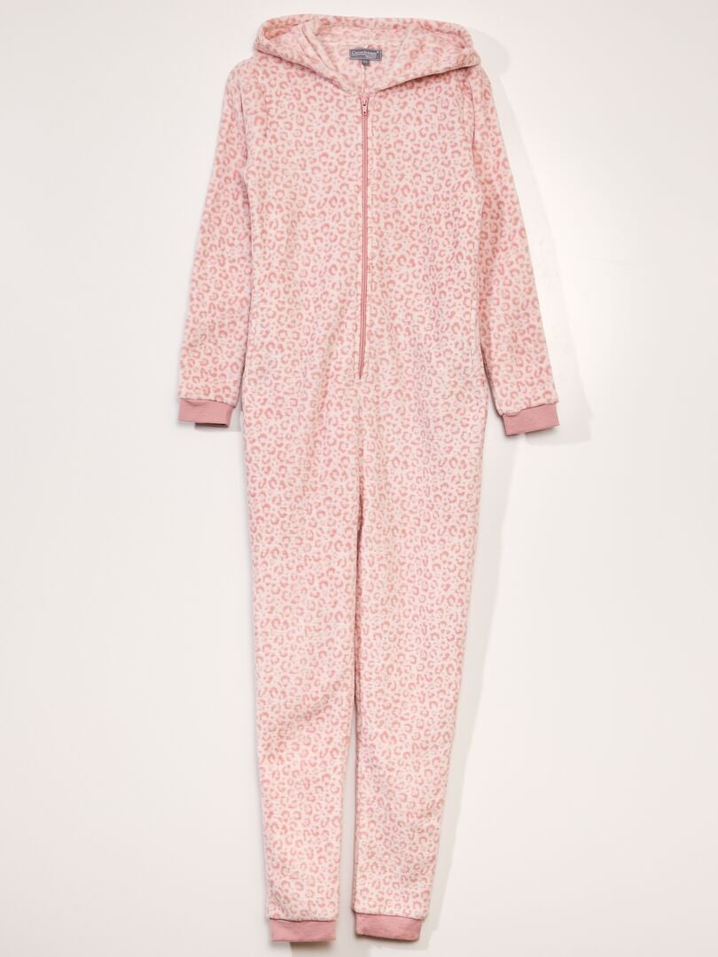 Fleece trainingspak - ROZE