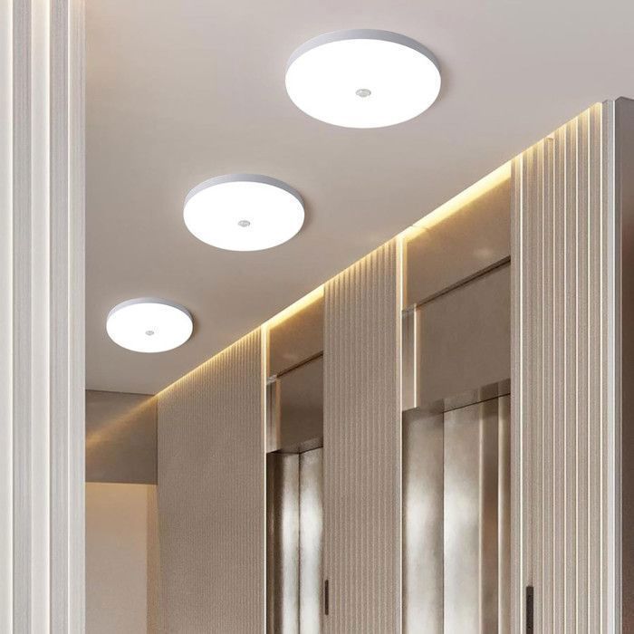 Dorlink 30W LED Ceiling Light, 6500K Cool White, Round LED Ceiling Lamp for Indoor and Outdoor Use, Staircase, Bathroom