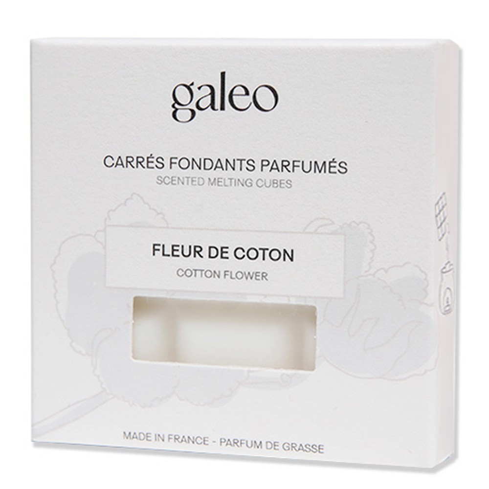 Galeo Carrés fondants parfumés fleur de coton
