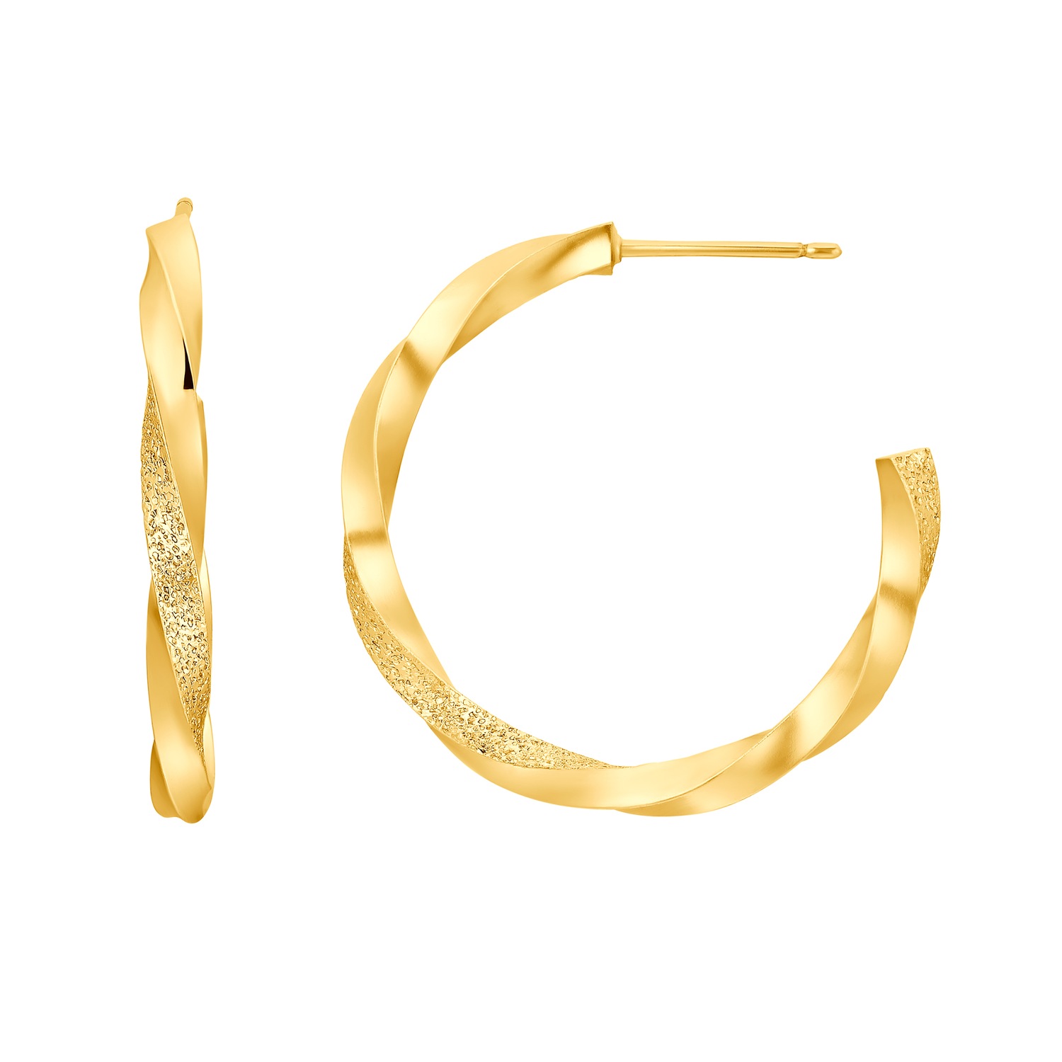 Heideman Heideman Ohrcreole für Frauen Boucles d'oreilles Boucles d'oreilles Eni couleur or rose