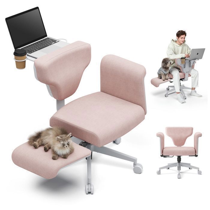 Chaise Multi-postures NEWTRAL FB-P Freedom-X Avec Accoudoirs - Rose