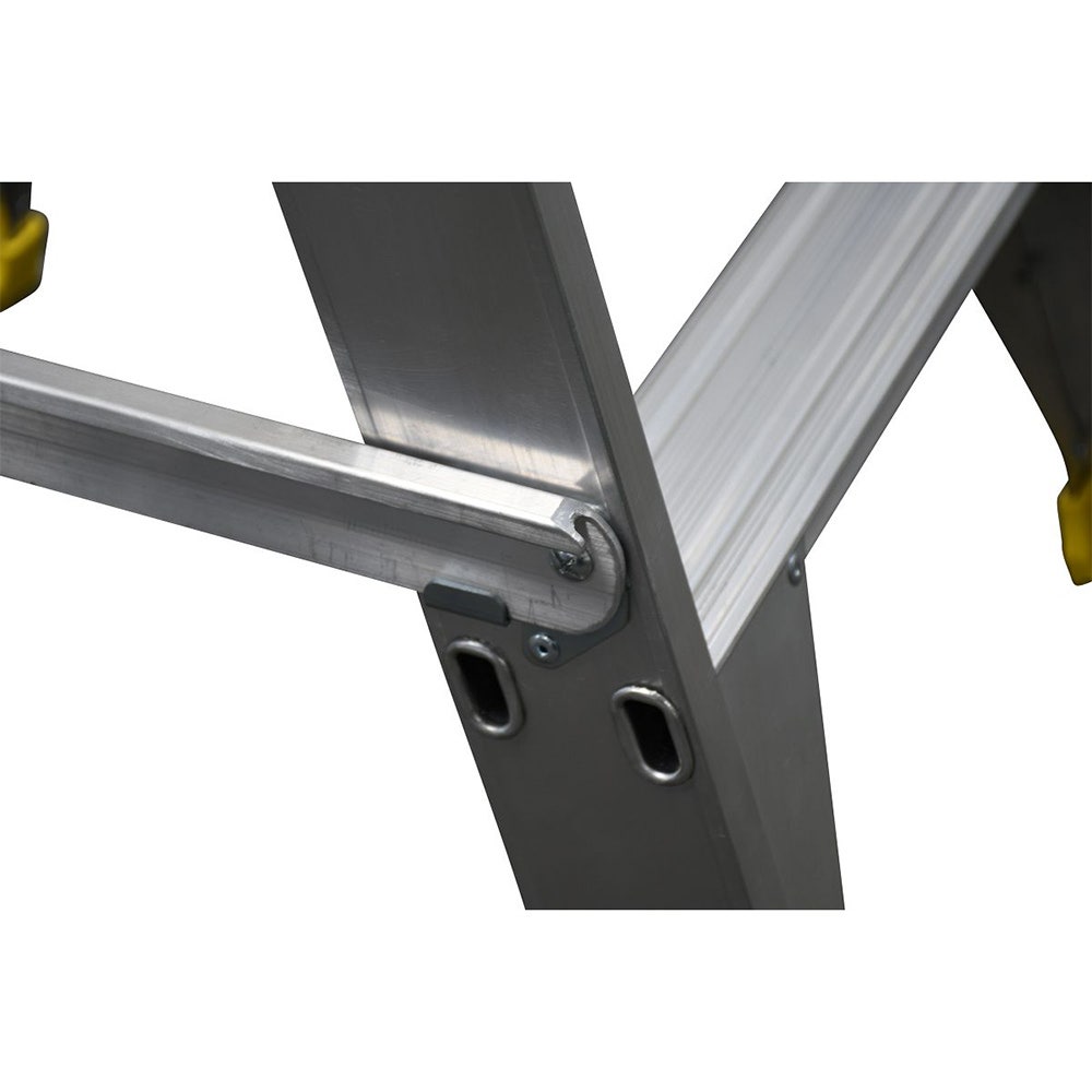 Scară BAILEY 0,9 m 150 kg, 3 trepte, aluminiu, cu două fețe, Big Top, FS13966