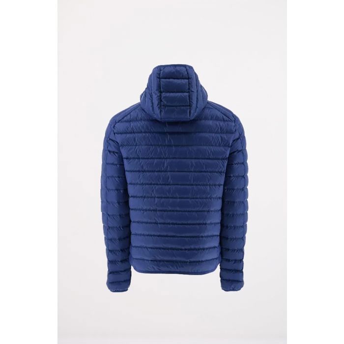 Jaqueta de plumas masculina JOTT Nico - Azul-marinho - Acolchoada e repelente à água - Corte ajustado - Plumas