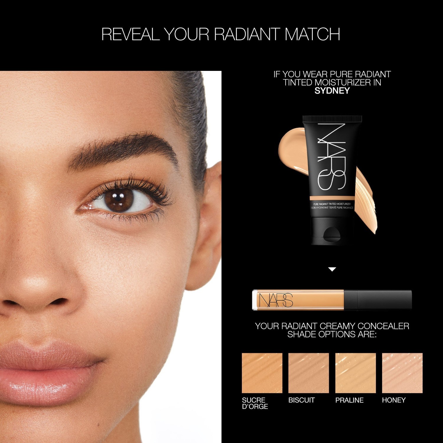 NARS „Pure Radiant“ tonuotas drėkinamasis kremas nuo saulės SPF 30, 50 ml