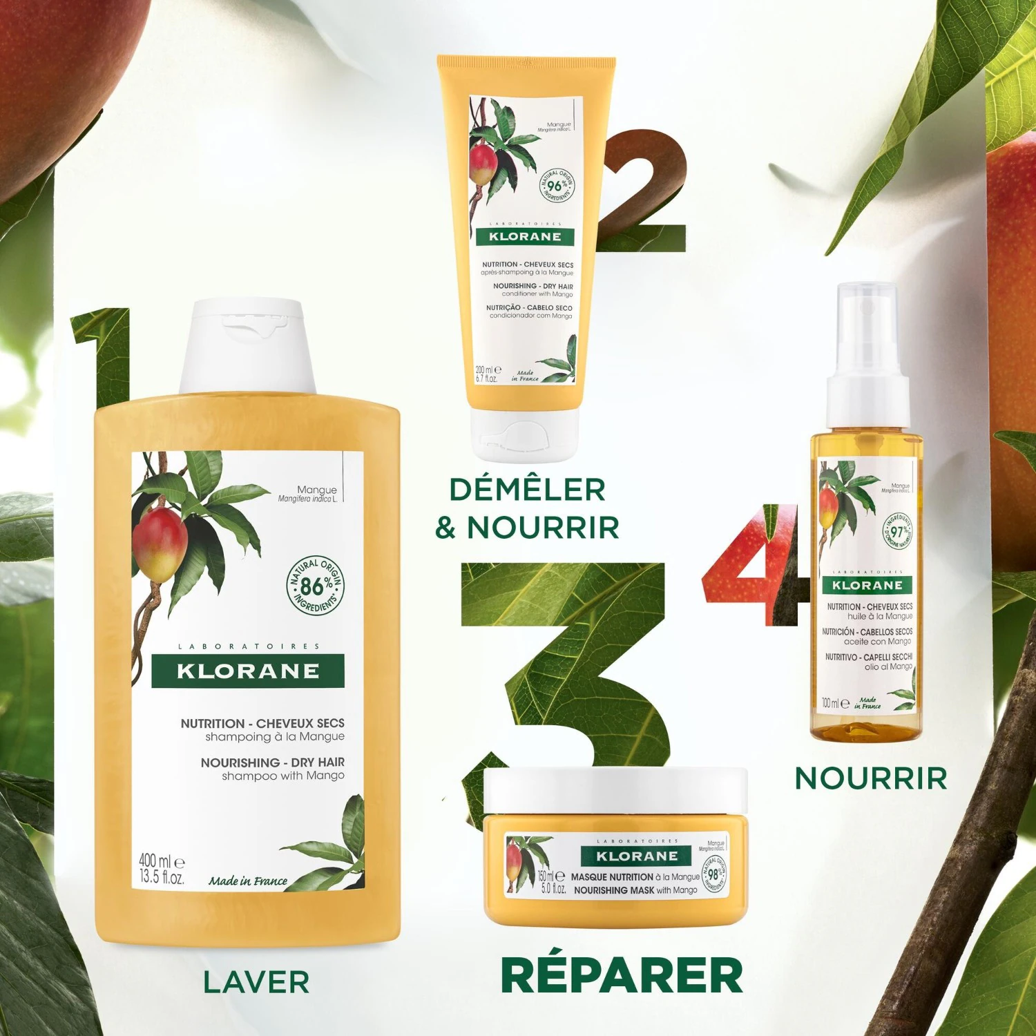Klorane Masque nutrition à la Mangue