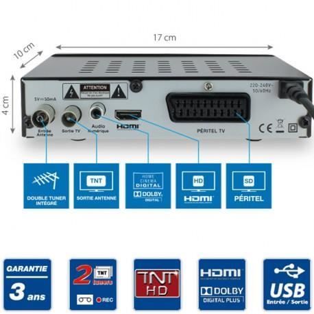 SEDEA HD Digitaler terrestrischer Receiver/Decoder - Dual-Tuner