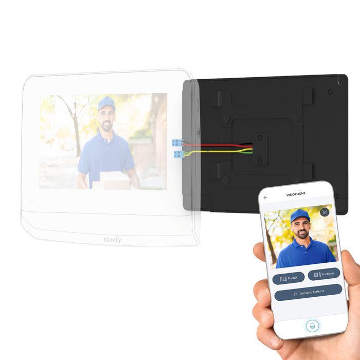 SOMFY 9028474 - Module de connectivité - Pour connecter les visiophones V350, V500 ou V500 PRO io - Application Somfy Protect
