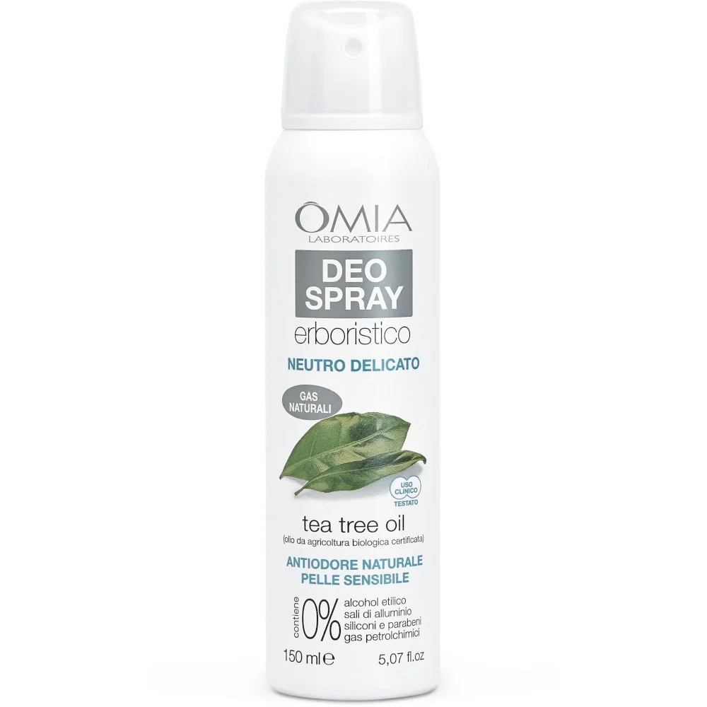 OMIA Omia Herbalist Déodorant Spray à l'huile d'arbre à thé 150 ml