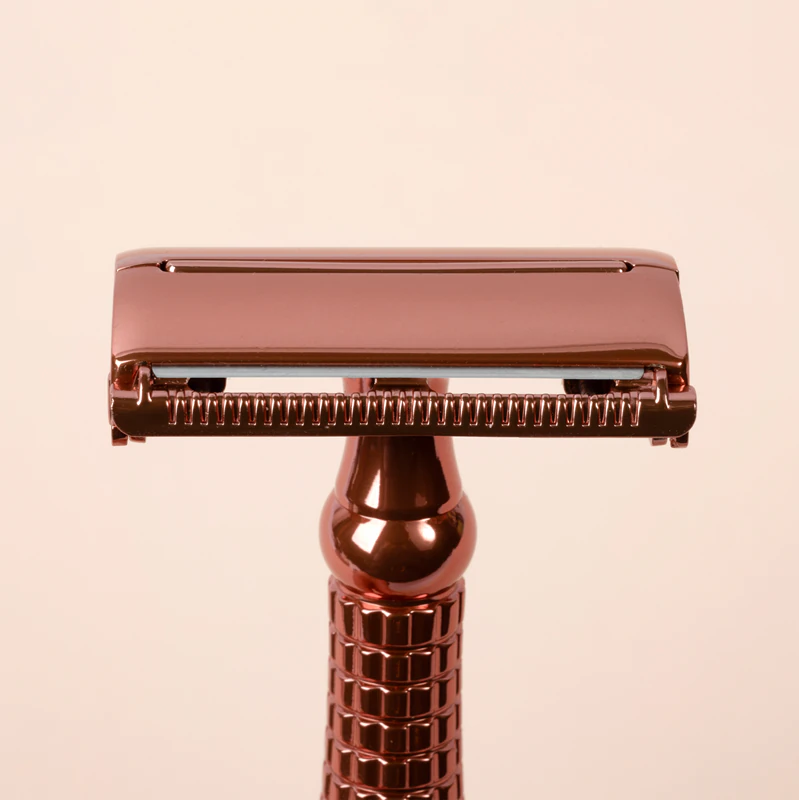 Espada Wilkinson Intuition com Lâminas em Ouro Rosa - Lâminas Sobressalentes