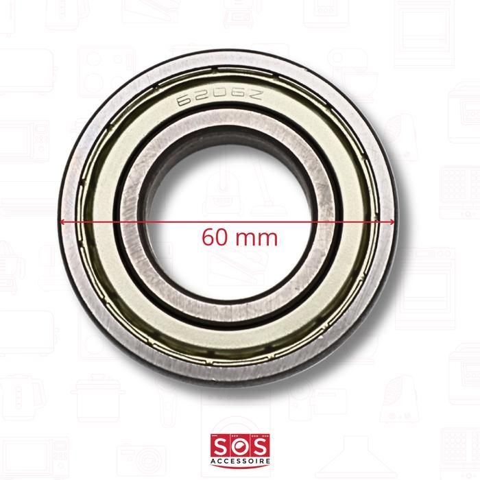 Kit paliers roulements + joint - ARISTON HOTPOINT - Compatible lave-linge INDESIT