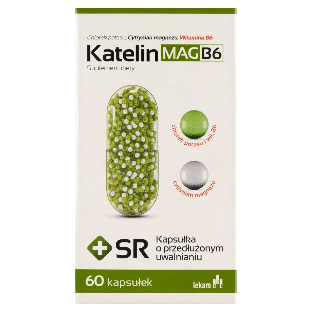 Katelin Mag B6+ SR Kapsułki