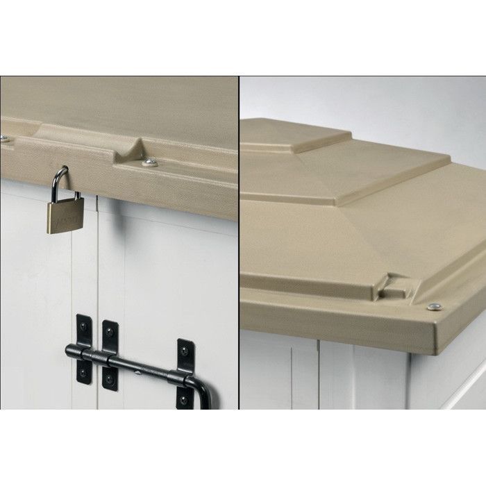 Caja de almacenamiento multifuncional de PVC Habrita Foresta BOXEVO100 de 1100 L