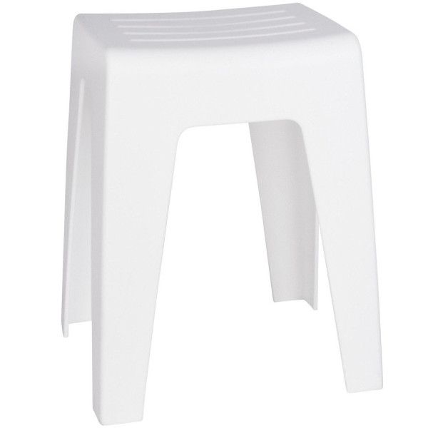 Taboret toaletowy, plastikowy stołek łazienkowy - WENKO