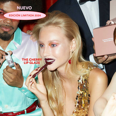 3INA The Cherry Lip Glaze Brillo de labios, brillo de labios con efecto látex, alta cobertura, 1 unidad.