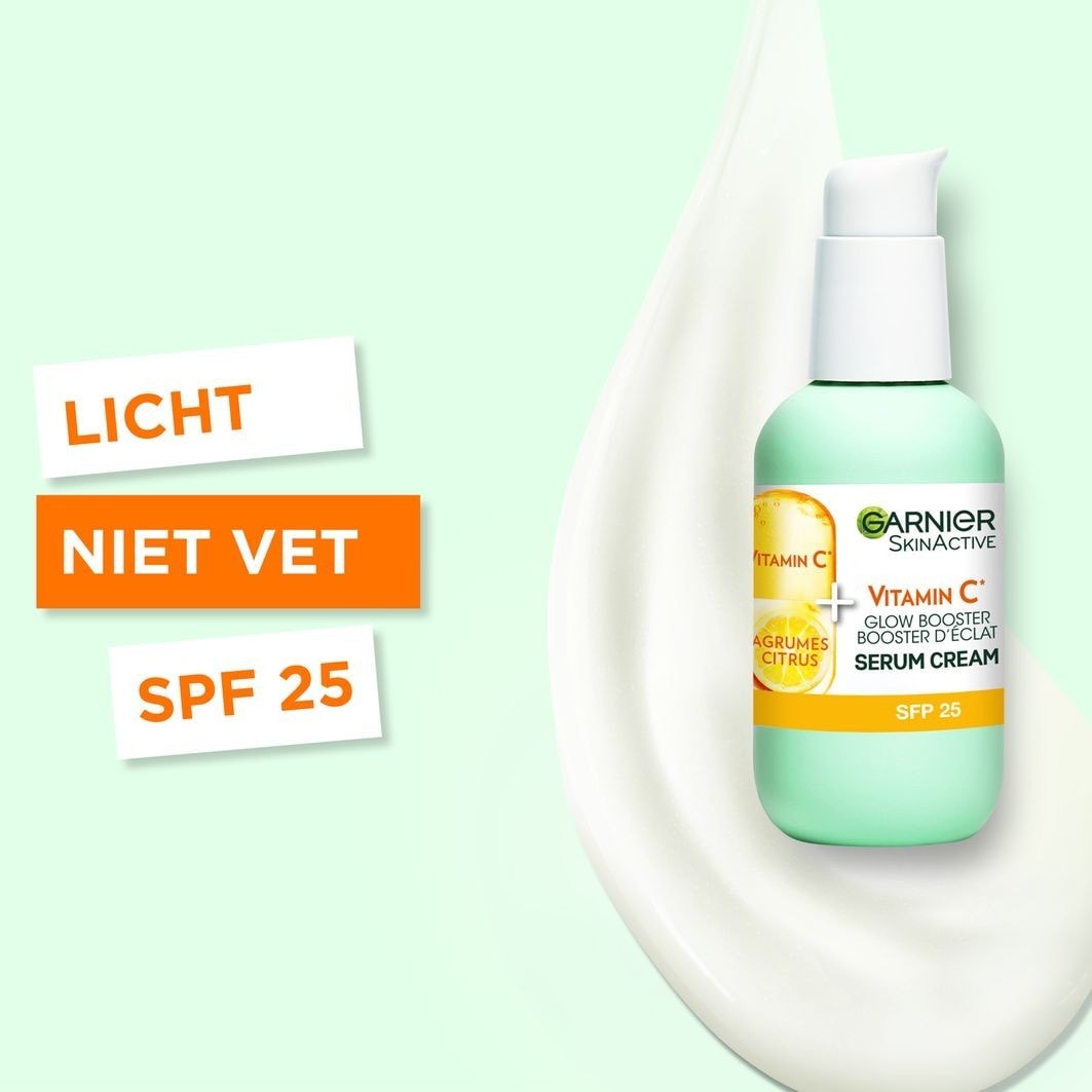 Creme Sérum Garnier com Vitamina C* e FPS 25 - 50 ml