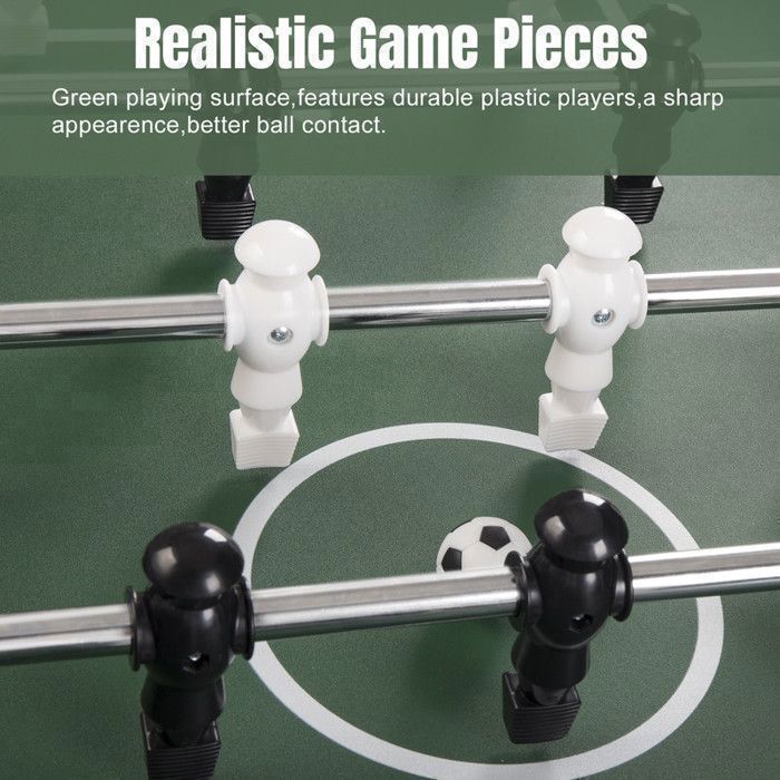 Foosball - Adult Foosball - Adjustable Cushion - With Cup Holder - Foosball Games - Indoor Game Table