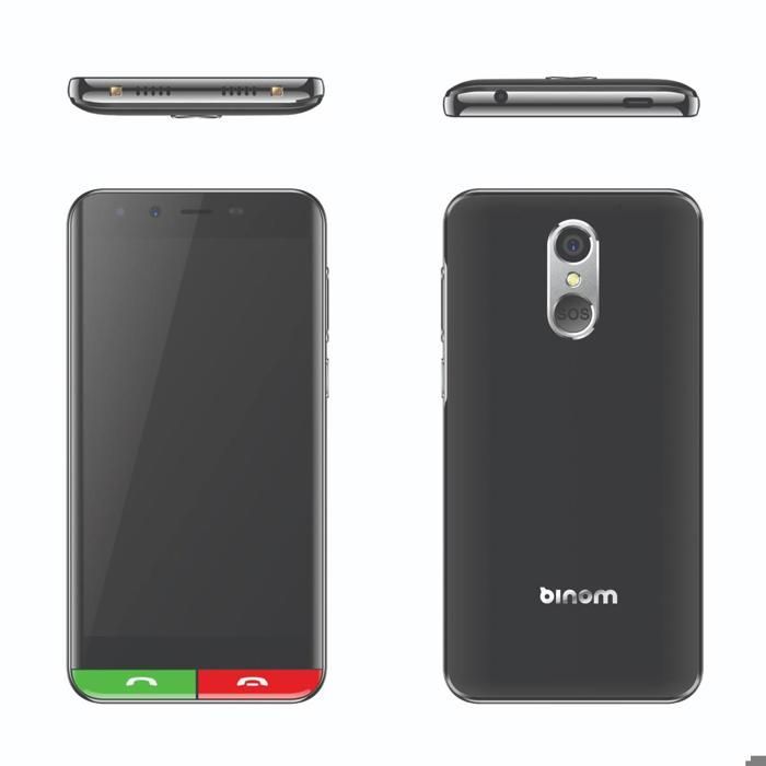 Smartphone pour sénior 4G SX1 - Noir - Binom