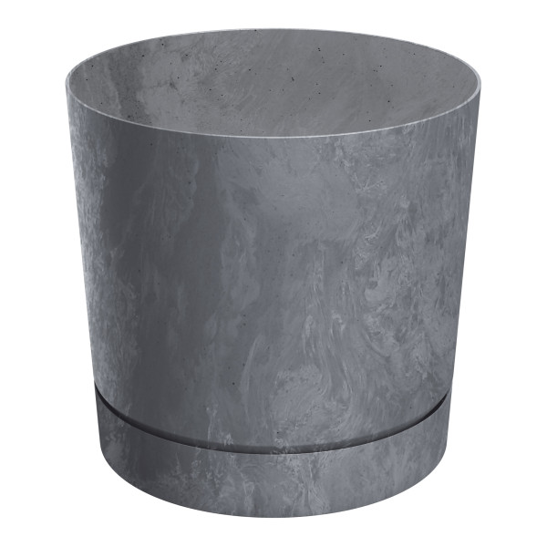 Donica ogrodowa Tubo P Beton Effect 29,2 cm marengo PROSPERPLAST
