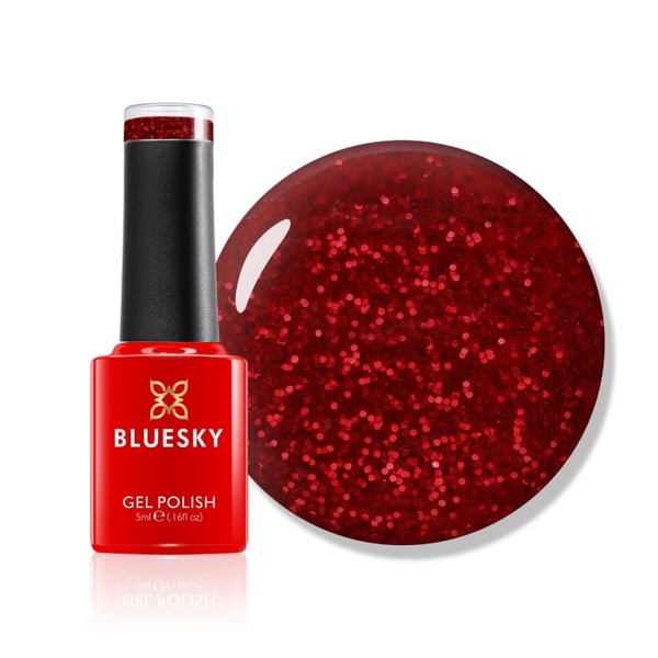 Mini gelový lak Bluesky - Santa Red Dream