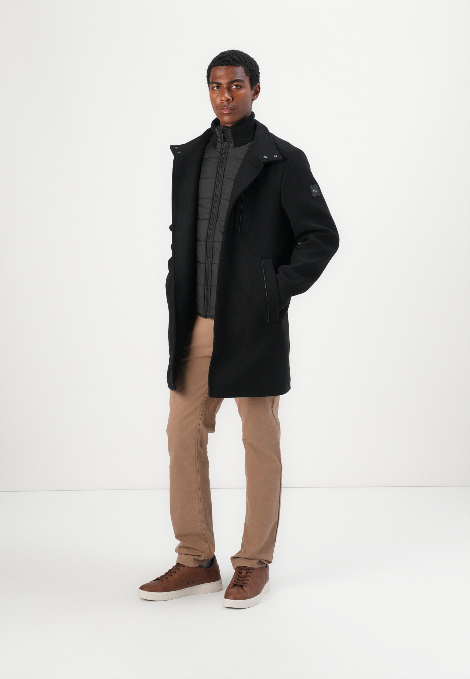 TOM TAILOR 2-IN-1-MANTEL – Wintermantel – schwarz