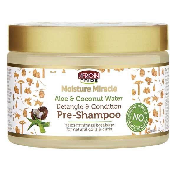 Předšampon African Pride s aloe vera a kokosovou vodou