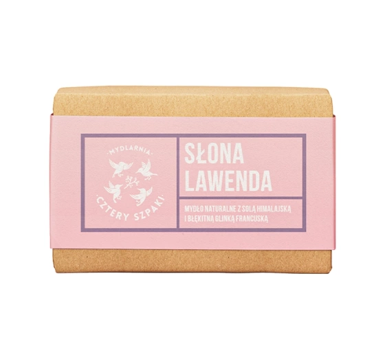 MYDLARNIA CZTERY SZPAKI MYDŁO SŁONA LAWENDA 130G