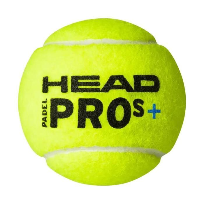 Padelbälle – HEAD – Pro S+ – 3er-Pack – Strapazierfähiger Kern – Widerstandsfähiges Filz