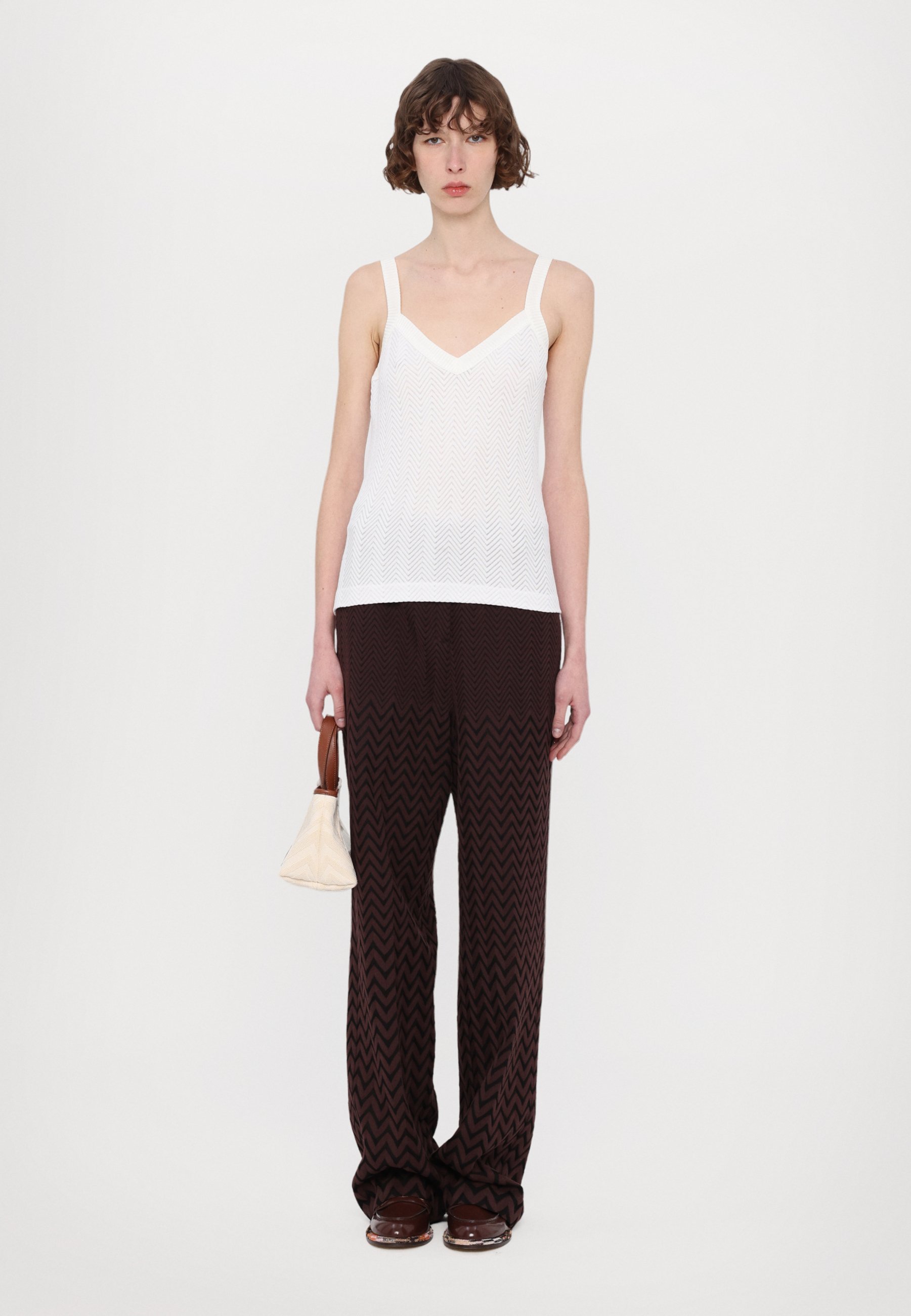 Missoni TANK - Top - bianco brillante