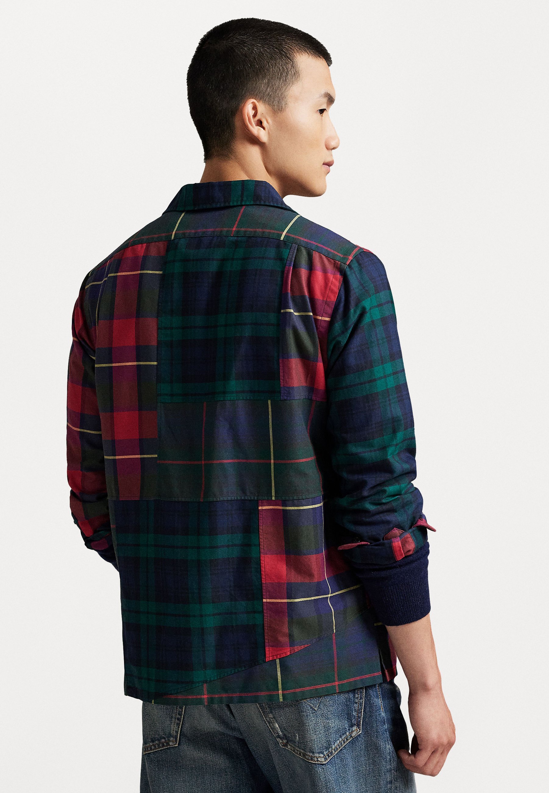 Polo Ralph Lauren Classic Fit Patchwork Oxford Camp Shirt - Shirt - meerkleurig