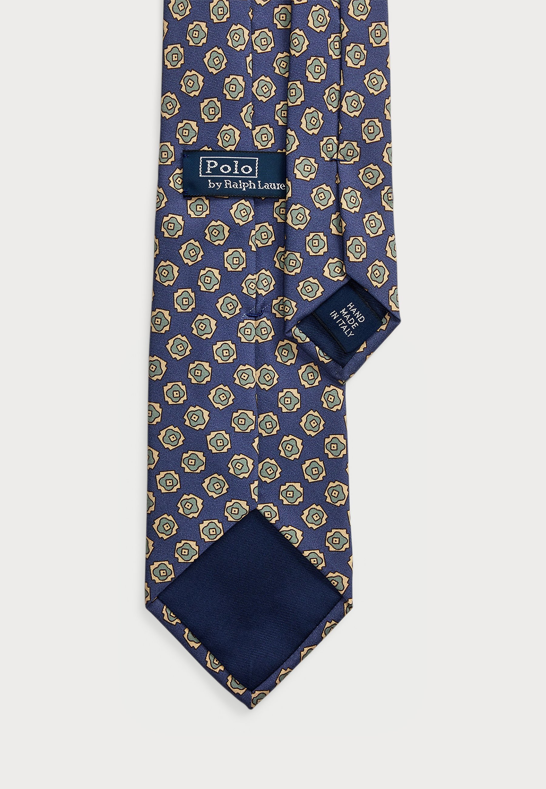 Cravate Polo Ralph Lauren en sergé de soie bleu